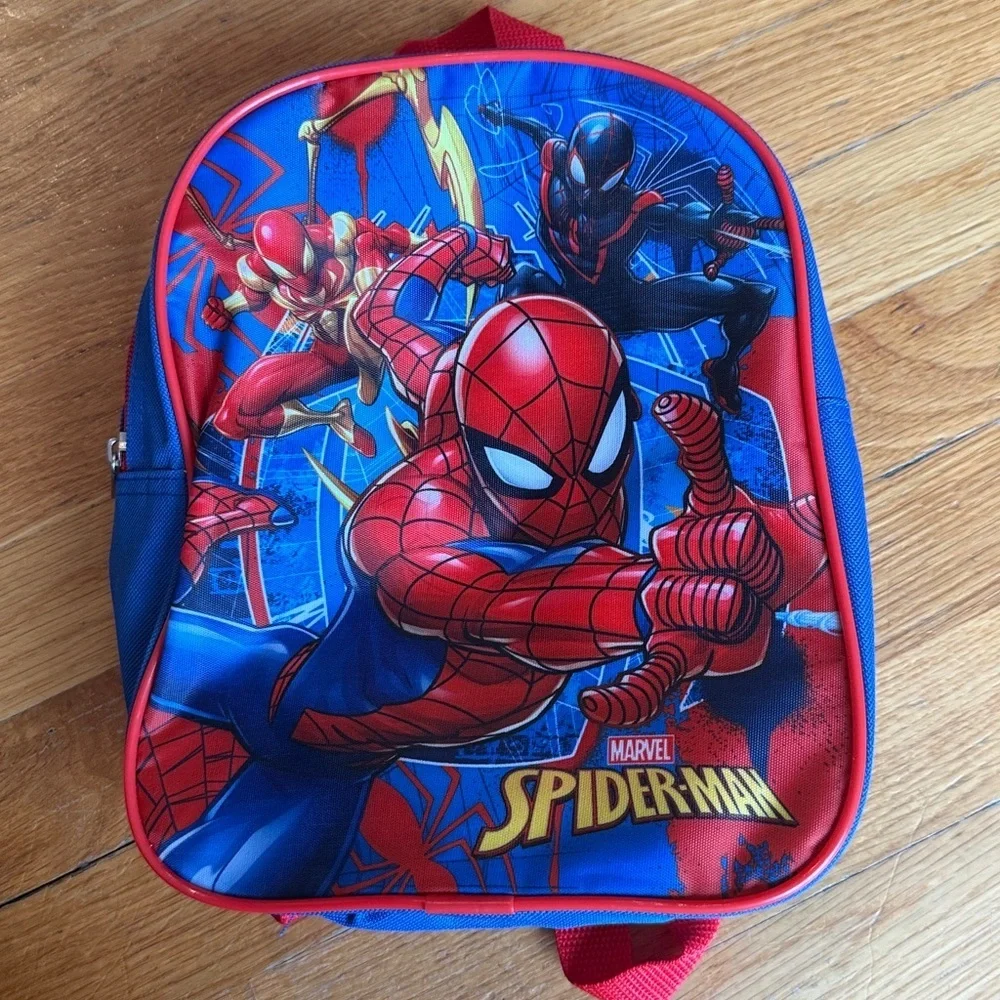 Mini Marvel Spider-Man Red and Blue Backpack NWOT - Picture 1 of 4